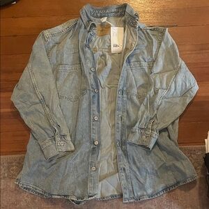 H&M Light Blue Button Down Shirt